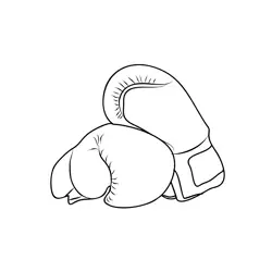 Boxing 3 Free Coloring Page for Kids