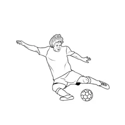 Football 1 Free Coloring Page for Kids