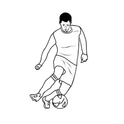 Football 3 Free Coloring Page for Kids