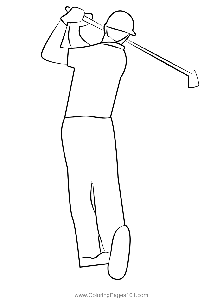 Player Playing Golf