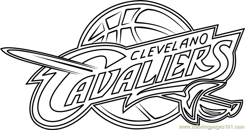 cleveland cavaliers coloring pages