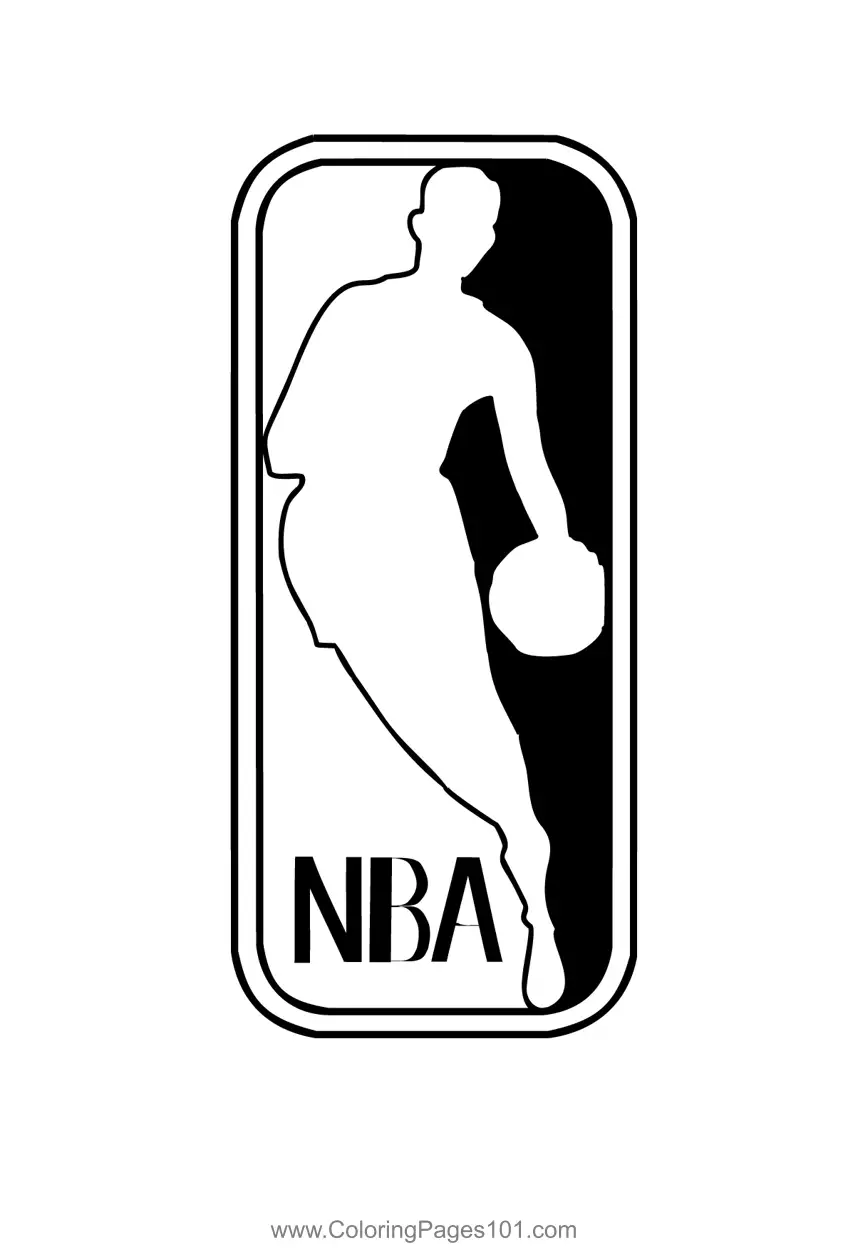 NBA 1 Coloring Page for Kids - Free NBA Printable Coloring Pages Online ...