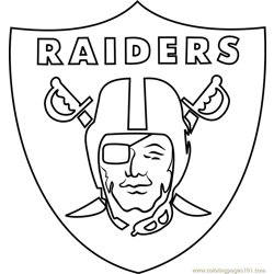 Baltimore Ravens Logo Coloring Page for Kids - Free NFL Printable