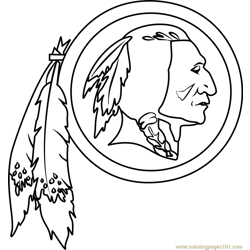 Minnesota Vikings Logo coloring page