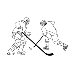 NHL Free Coloring Page for Kids