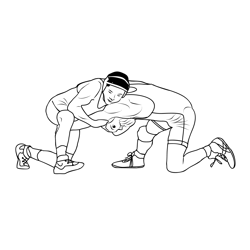 Athletics 3 Free Coloring Page for Kids