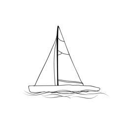 Sailing 3 Free Coloring Page for Kids