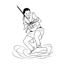 Water Sports 3 Free Coloring Page for Kids