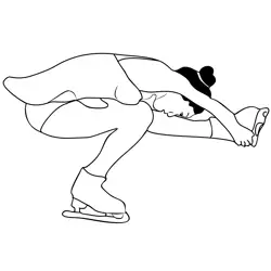 Winter Sport 3 Free Coloring Page for Kids