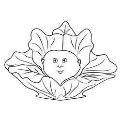 Cabbage Patch 1 Free Coloring Page for Kids