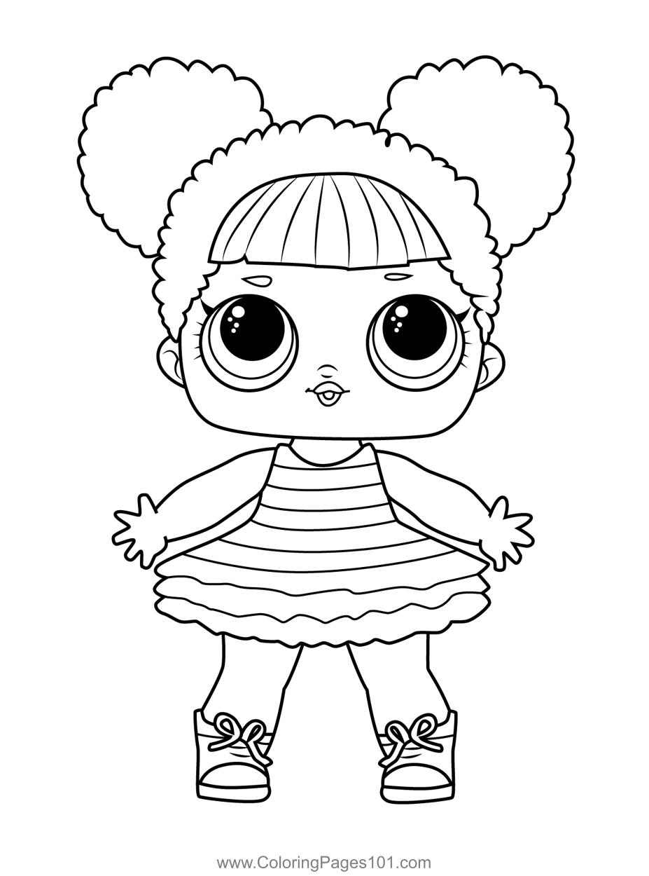 Queen Bee Lol Surprise Coloring Page For Kids Free Lol