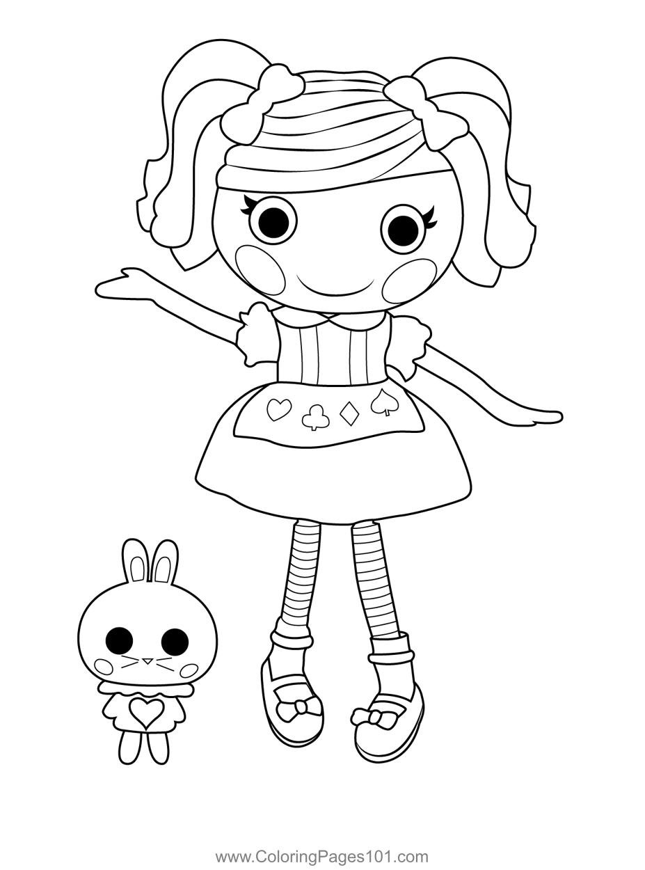 Alice in Lalaloopsyland Lalaloopsy Coloring Page for Kids - Free ...