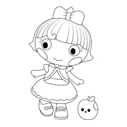 Beauty Fairest Lalaloopsy Free Coloring Page for Kids