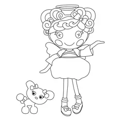 Cloud E. Sky Lalaloopsy Free Coloring Page for Kids
