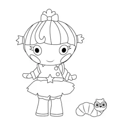 Comet Starlight Lalaloopsy Free Coloring Page for Kids