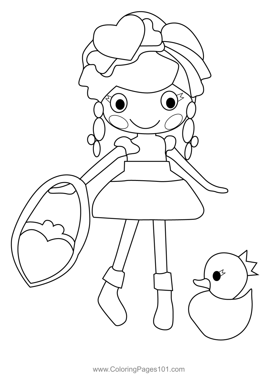 Dazzle N Gleam Lalaloopsy Coloring Page for Kids - Free Lalaloopsy ...