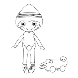Pete R. Canfly Lalaloopsy Free Coloring Page for Kids