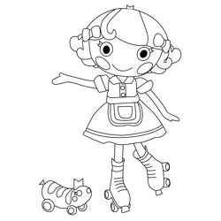 Pickles B.L.T Lalaloopsy Free Coloring Page for Kids