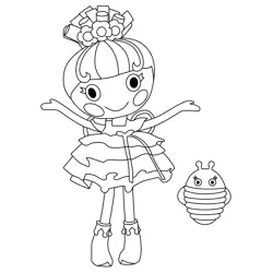 Pix E. Flutters Lalaloopsy Free Coloring Page for Kids