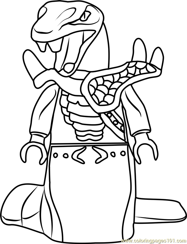 Ninjago Overlord Coloring Page Coloring Pages