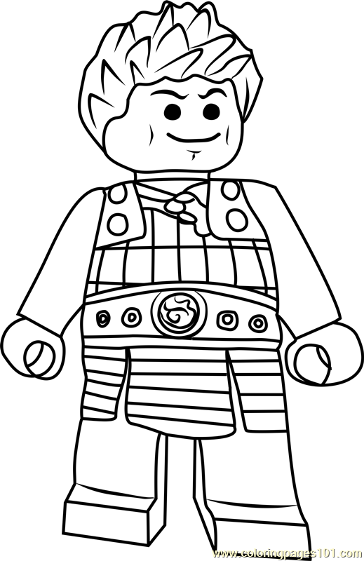 Ninjago Ash Coloring Page for Kids - Free Lego Ninjago Printable