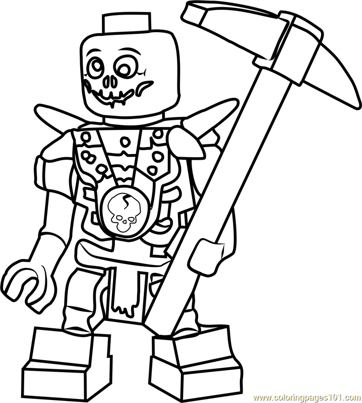 Ninjago Bonezai Coloring Page for Kids - Free Lego Ninjago Printable