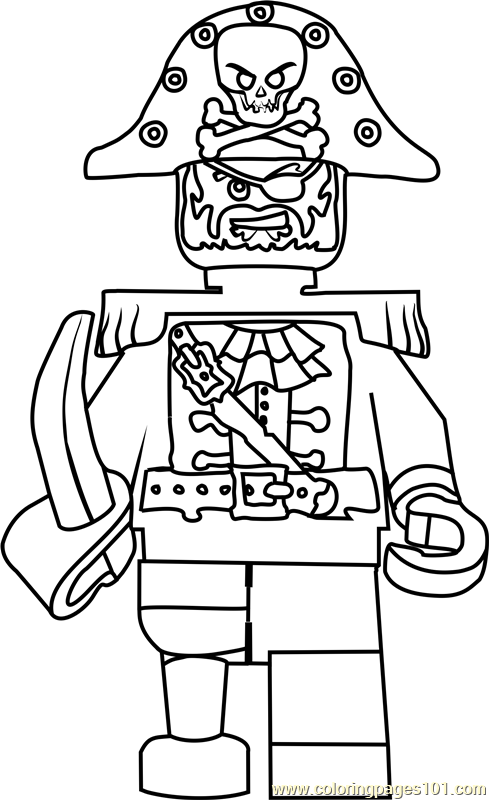 Ninjago Captain Soto Coloring Page for Kids - Free Lego Ninjago