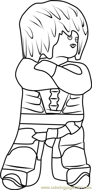 Ninjago Chamille Coloring Page for Kids - Free Lego Ninjago Printable