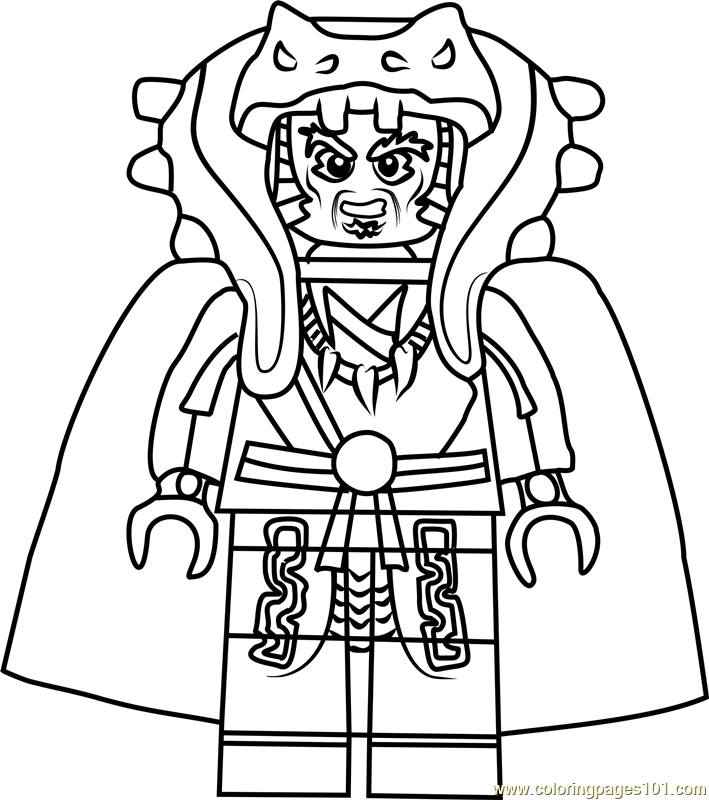 Ninjago Chen Coloring Page for Kids - Free Lego Ninjago Printable