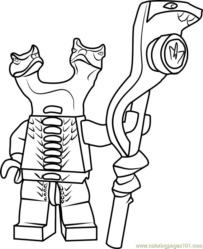 Ninjago Fangdam Coloring Page for Kids - Free Lego Ninjago Printable