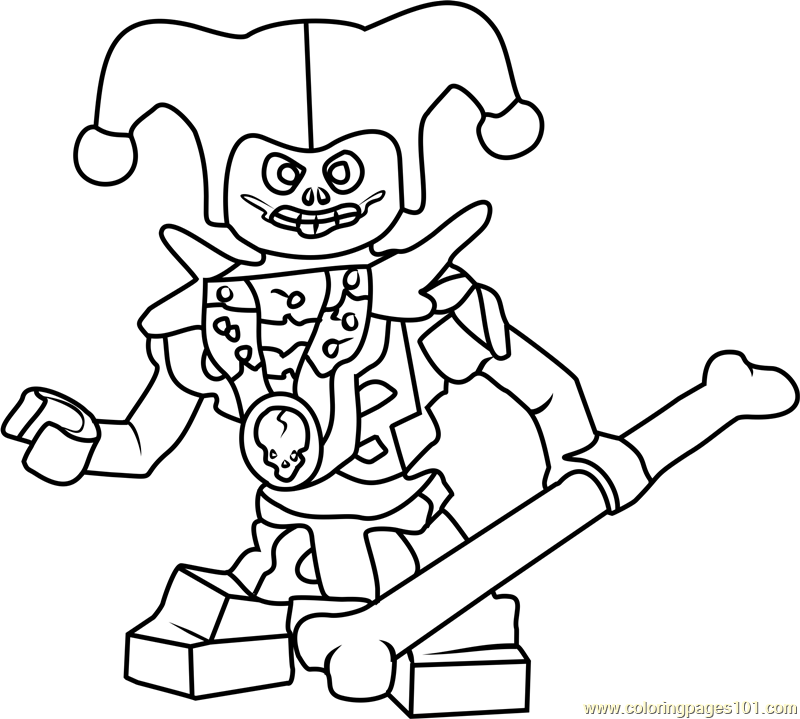 Ninjago Krazi Coloring Page for Kids - Free Lego Ninjago Printable