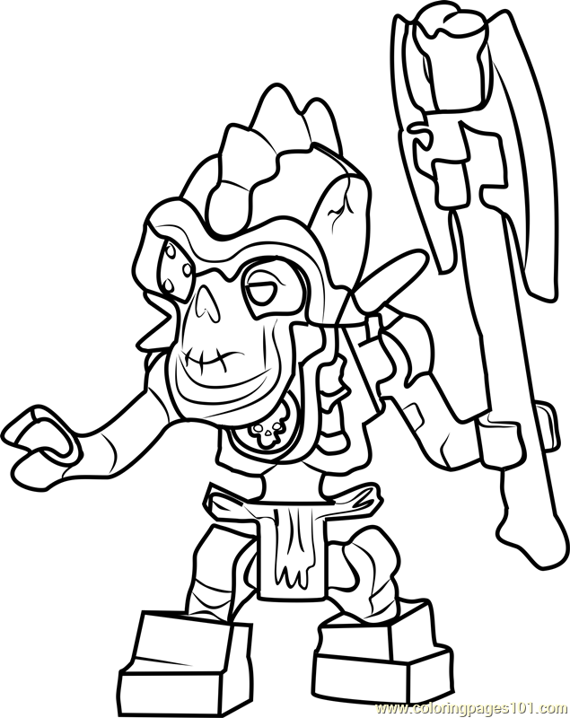 Ninjago Nuckal Coloring Page for Kids - Free Lego Ninjago Printable