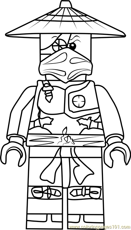 Ninjago Ronin Coloring Page for Kids - Free Lego Ninjago Printable