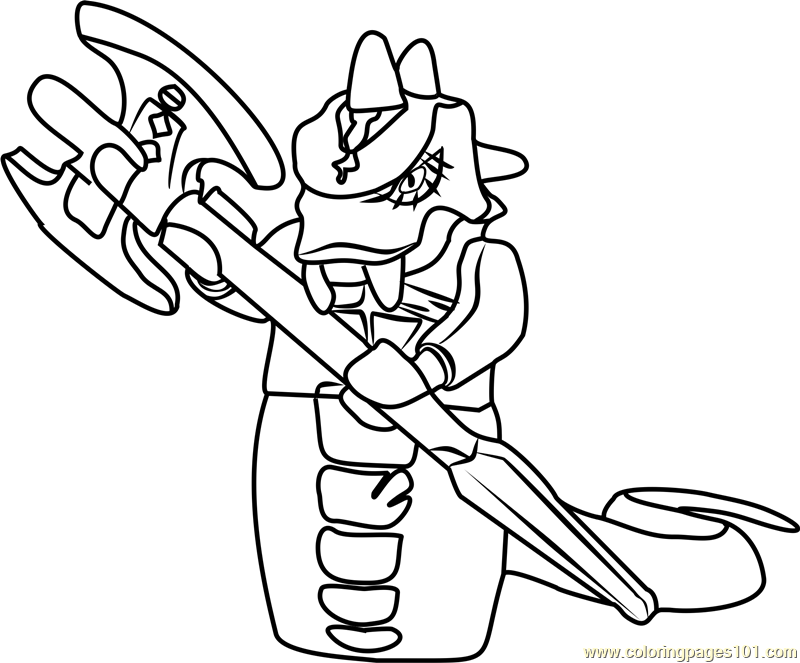 Ninjago Samurai Coloring Page Coloring Pages