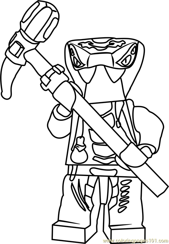 Ninjago Spitta Coloring Page for Kids - Free Lego Ninjago Printable
