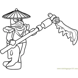 Ninjago Ghoultar Free Coloring Page for Kids
