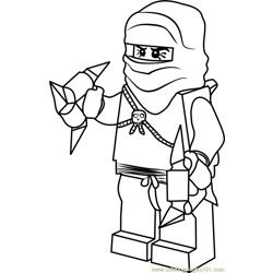 Ninjago Master Wu Coloring Page for Kids - Free Lego Ninjago Printable