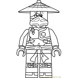 Ninjago Master Wu Coloring Page for Kids - Free Lego Ninjago Printable