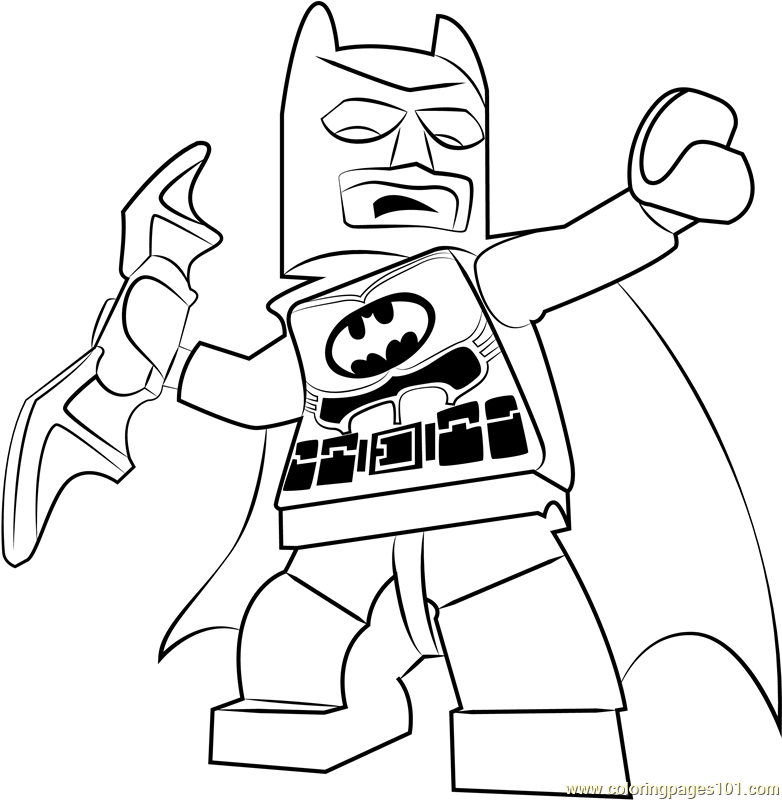 Lego Batman Coloring Page For Kids Free Lego Printable Coloring Pages Online For Kids Coloringpages101 Com Coloring Pages For Kids