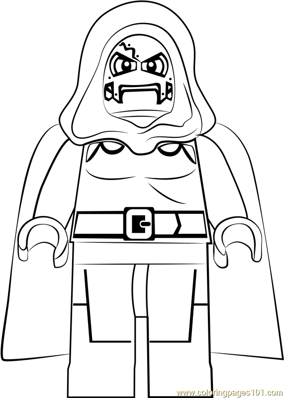 Lego Dr Coloring Page for Kids - Free Lego Printable Coloring Pages