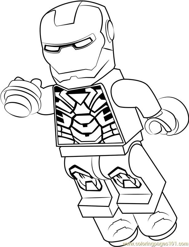 klient velordnet hovedvej Lego Iron Man Coloring Page for Kids - Free Lego Printable Coloring Pages  Online for Kids - ColoringPages101.com | Coloring Pages for Kids