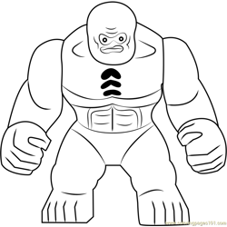 Lego Abomination Free Coloring Page for Kids