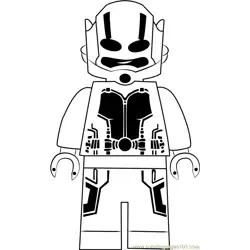 Lego Ant Man 1 Free Coloring Page for Kids