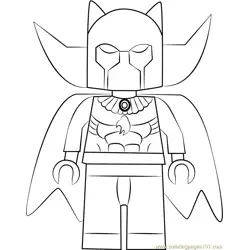Lego Black Panther Free Coloring Page for Kids