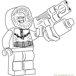 Lego Captain Cold Free Coloring Page for Kids