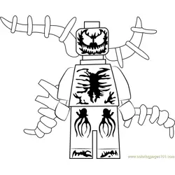 Lego Carnage Free Coloring Page for Kids