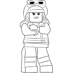 Lego Cloud 9 Free Coloring Page for Kids