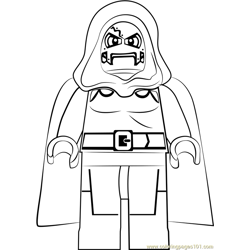 Lego Dr Free Coloring Page for Kids