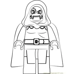 Lego Dr Free Coloring Page for Kids