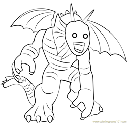 Lego Fin Fang Foom Free Coloring Page for Kids